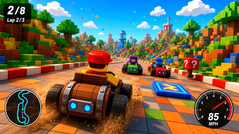 Keg Kart Chaos screenshot 1