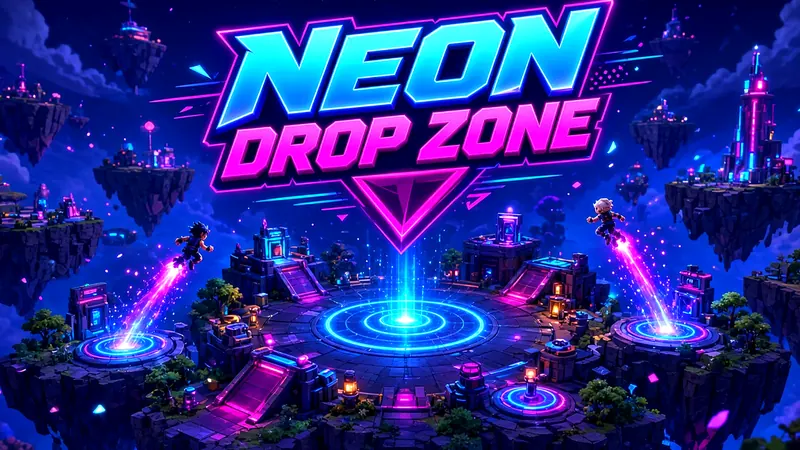 Neon Drop Zone screenshot 4